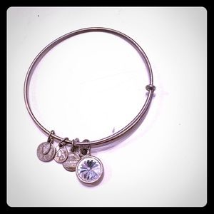 Alex and Ani April birthstone bracelet